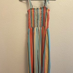 Multicolor Girls Jumpsuit